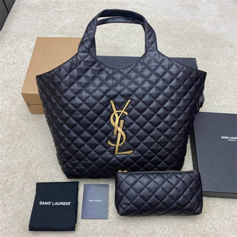 ysl black shopper|saint laurent YSL shopper bag.